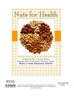 Nuts for Health - Walnut Creek Extension