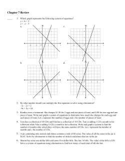 Chapter 7 Review