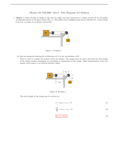 PHYS101 - Exam #2