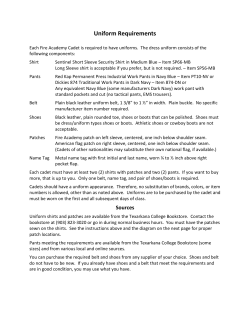 Uniform Requirements