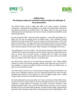 EUREKA 2016 - European Partnership for Energy and the