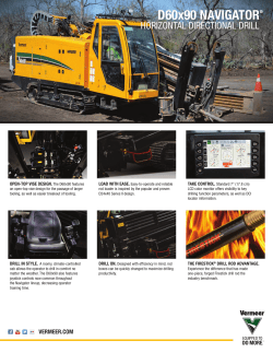 HORIZONTAL DIRECTIONAL DRILL
