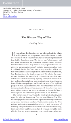 The Western Way of War - Assets