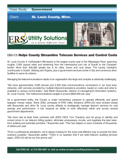 ERS-US Helps County Streamline Telecom Services and Control