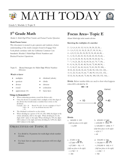 MATH NEWS