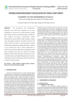 hybrid reinforcement developed by using cfrp sheet