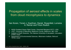 propagation from microphysics to dynamics