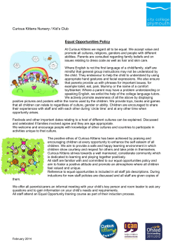 Equal Opportunities Policy