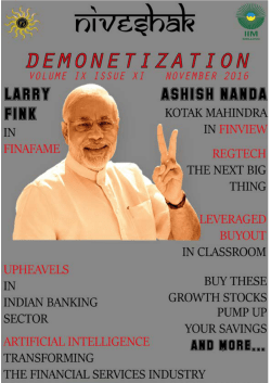 Niveshak November 2016 PDF
