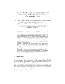 On the Randomized Competitive Ratio of Reordering Buffer