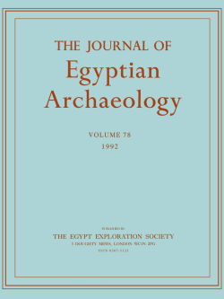 Roth, Ann Macy. - The Giza Archives