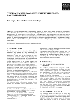 timber-concrete composite systems with cross