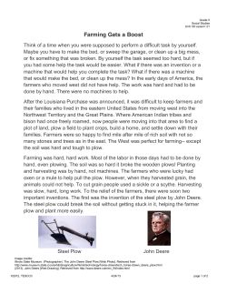 Farming Gets a Boost