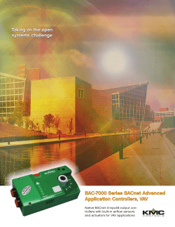 BAC-7000 Series - Control Services Inc.