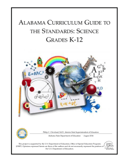 SCIENCE Curriculum Guide