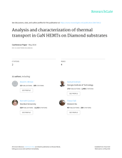 Analysis and characterization of thermal transport