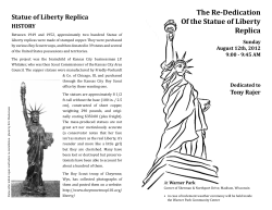 The Re-Dedication Of the Statue of Liberty Replica