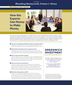 How the Experts Use Money to Make Money
