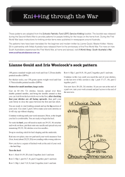 Kni ing through the War