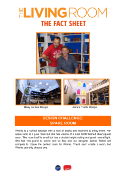 DESIGN CHALLENGE: SPARE ROOM