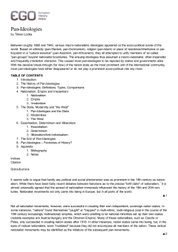 Pan-Ideologies - ieg