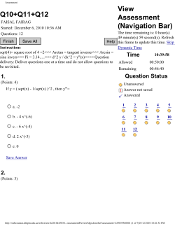 Quiz - KFUPM Faculty List