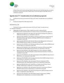 DBSA - GCF Board Decision on Accreditation - B.12