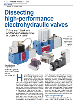 Dissecting high-performance electrohydraulic valves