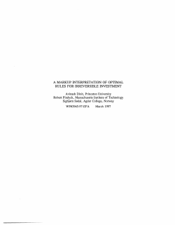 A MARKUP INTERPRETATION OF OPTIMAL