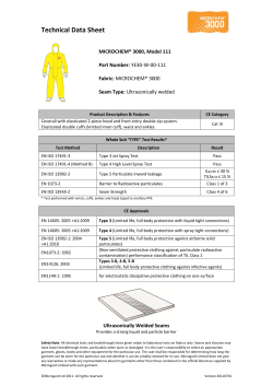 en14325 fabric physical tests
