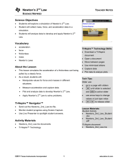 Teacher Notes PDF - TI Education