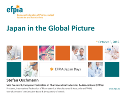 S. Oschmann - EFPIA Japan