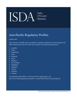 Asia-Pacific Regulatory Profiles