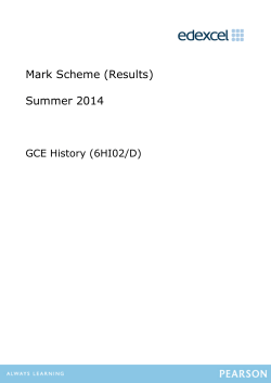 Mark Scheme - Revision World