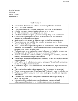 Peterlee Dorielan Mr Kann Apush, Period 2 September 24