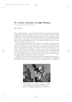 14. A Story of Science in Night Warfare