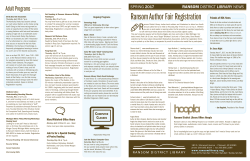 Newsletter - Ransom District Library