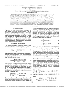 Charged Right Circular Cylinder