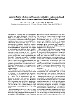 Can Microhabitat Selection or Differences in `Catchability` Explain