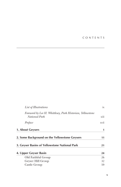 Foreword by Lee H. Whittlesey, Park Historian, Yellowstone