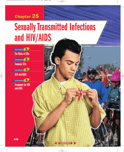 Chapter 25: Sexually Transmitted Infections and HIV/AIDS