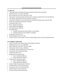 2013 ram 2500 engine specifications 5.7 l hemi® v8