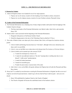 topic 3.1--the protestant reformation