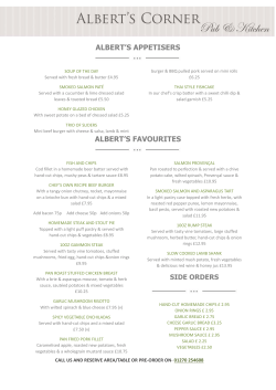 ALBERT`S APPETISERS ALBERT`S FAVOURITES