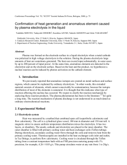 Confirmation of heat generation and anomalous element caused by