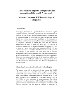 a Case Study - Universit&eacute; de Lille