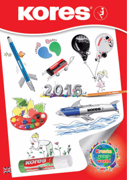 KORES KATALOG 2016 EN_rainbow.indd