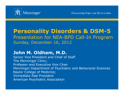 handouts &ndash; Dr. Oldham - National Education Alliance for Borderline