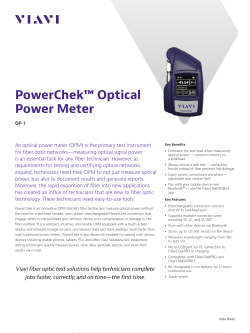 PowerChek&trade; Optical Power Meter
