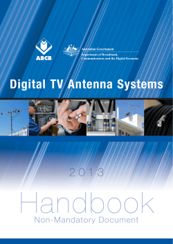 digital tv antenna systems - Australian Building Codes Board